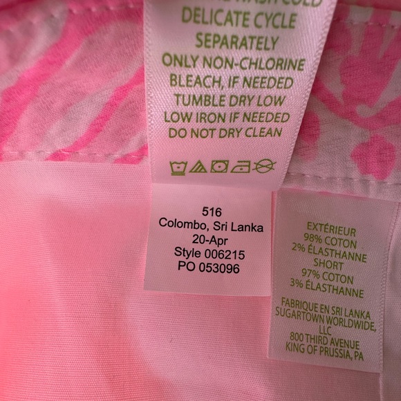 NWT Lilly Pulitzer Adeline Skirt Size 8 Pelican Link- Sea Cups - Picture 8 of 8